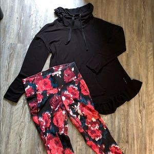 Livi Active Hoodie with Ruffle Trim